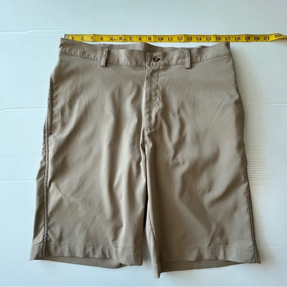 Ping SensorCool Flat Front Golf Shorts Tan Size 34 Waist - Picture 5 of 9